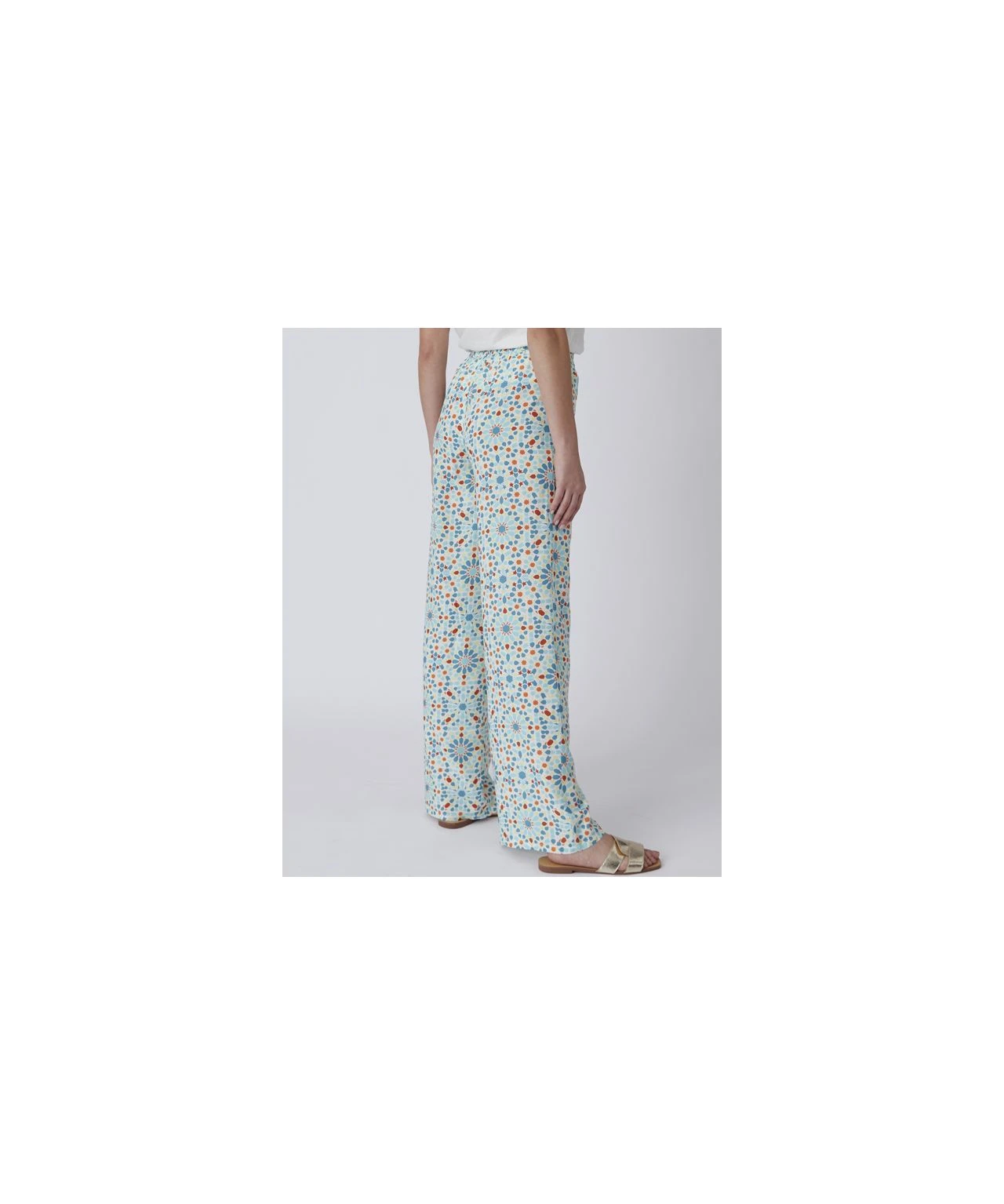 Patterned Palazzo Trousers 4 Patterned Palazzo Trousers - Image 2