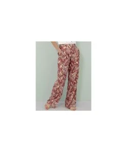Print Wide-leg Trousers