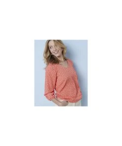 Printed Blouse -Damart shop 71177 24089 D 1 HD 3