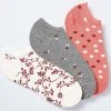 Pack Of 3 Fancy Sneaker Socks -Damart shop 71412 23868 F 1 HD 3