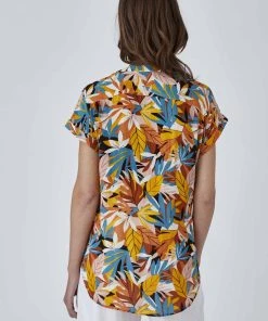 Multi Print Blouse -Damart shop 71691 23952 D 2 HD 3