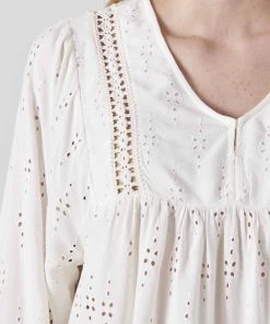 Broderie Anglais Blouse -Damart shop 71694 21070 D 3 HD 3