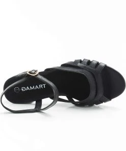 Strappy Heeled Leather Sandal 15 Strappy Heeled Leather Sandal -Damart shop 71761 20686 D 1 HD 3