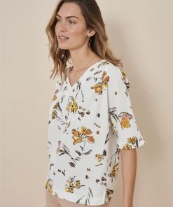 Printed Blouse -Damart shop 71996 24199 D 1 HD 3