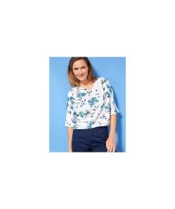 Printed Blouse -Damart shop 71996 25380 F 1 HD 3
