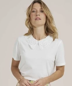 Collar Detail T-shirt 11 Collar Detail T-shirt -Damart shop 72037 21036 F 1 HD 3