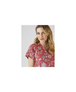 Printed Blouse -Damart shop 73138 24597 D 2 HD 3