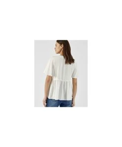 Off White Embroidered Blouse 6 Off White Embroidered Blouse -Damart shop 73143 21036 D 1 HD 3