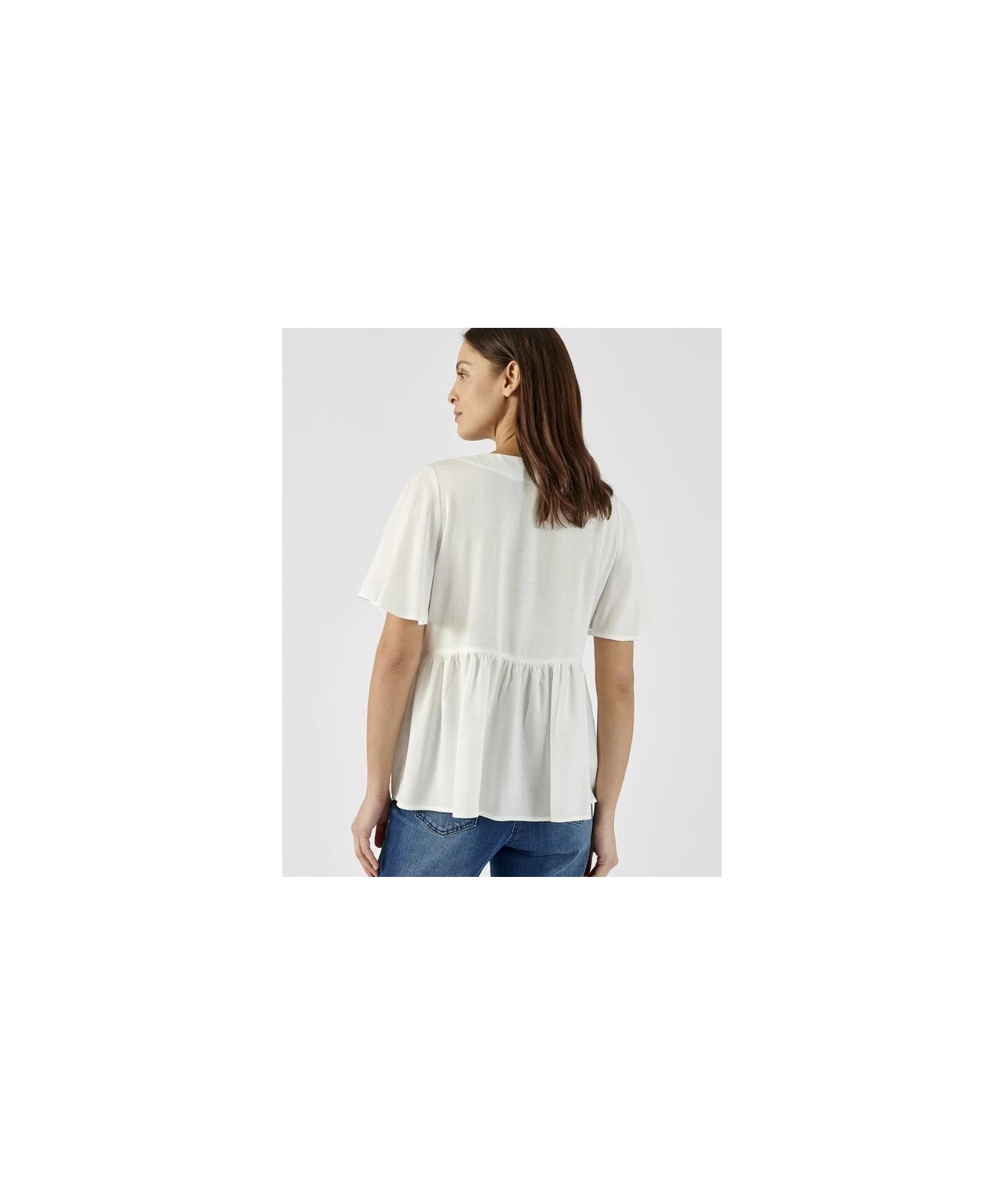 Off White Embroidered Blouse 4 Off White Embroidered Blouse - Image 2