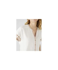 Embroidered Blouse -Damart shop 73144 21033 D 3 HD 3