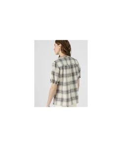 Beige Check Blouse 7 Beige Check Blouse -Damart shop 73148 24445 D 1 HD 3