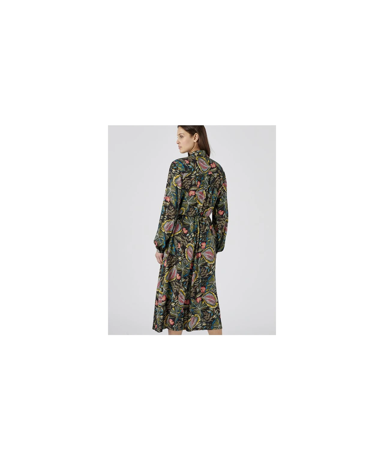 Eco Print Shirt Dress 4 Eco Print Shirt Dress - Image 2