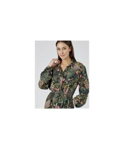 Eco Print Shirt Dress 7 Eco Print Shirt Dress -Damart shop 73261 24403 D 2 HD 3