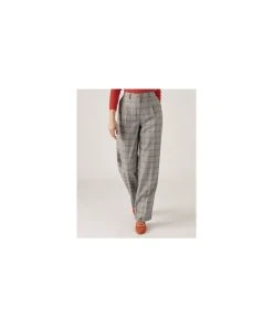 Check Jersey Trousers 9 Check Jersey Trousers -Damart shop 73290 24448 D 1 HD 3