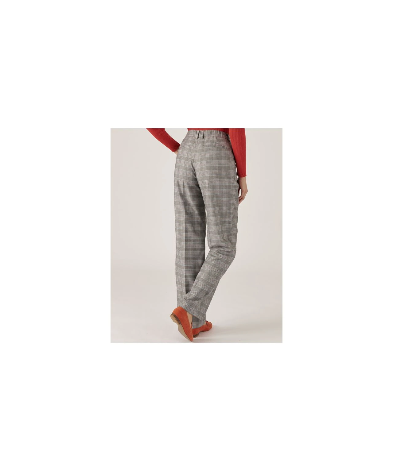 Check Jersey Trousers 4 Check Jersey Trousers - Image 2