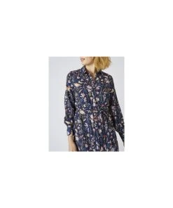 Printed Shirt Style Dress -Damart shop 73321 24620 D 3 HD 3