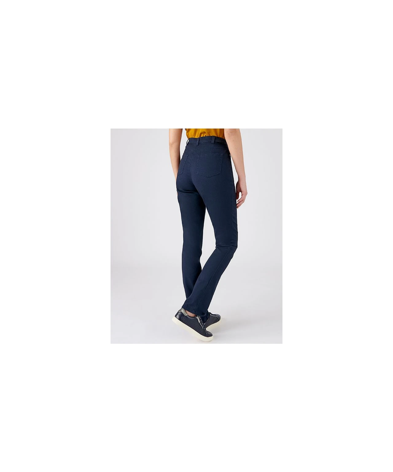 Slim-leg Cotton Stretch Trousers 14 Slim-leg Cotton Stretch Trousers - Image 12