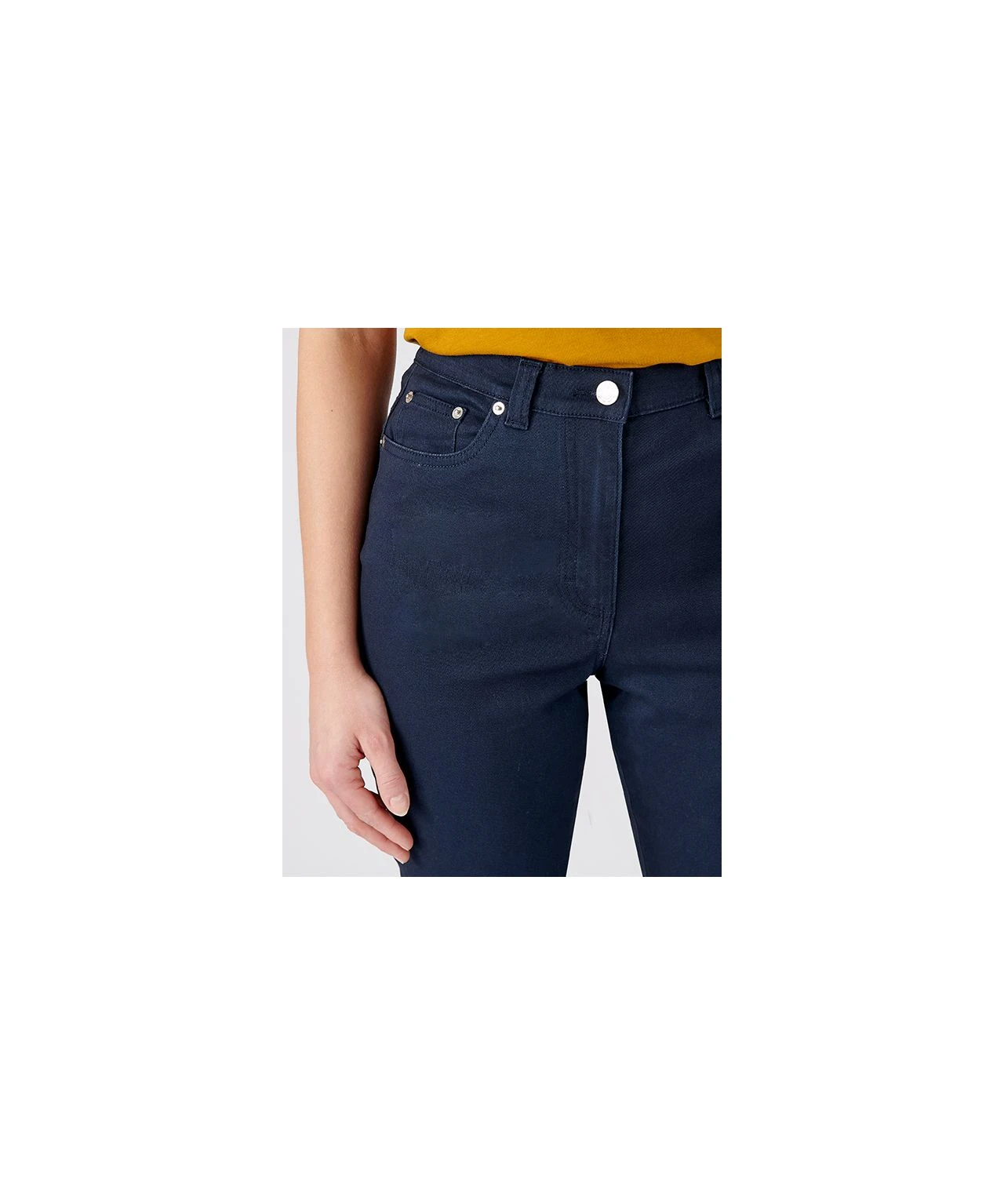 Slim-leg Cotton Stretch Trousers 13 Slim-leg Cotton Stretch Trousers - Image 11