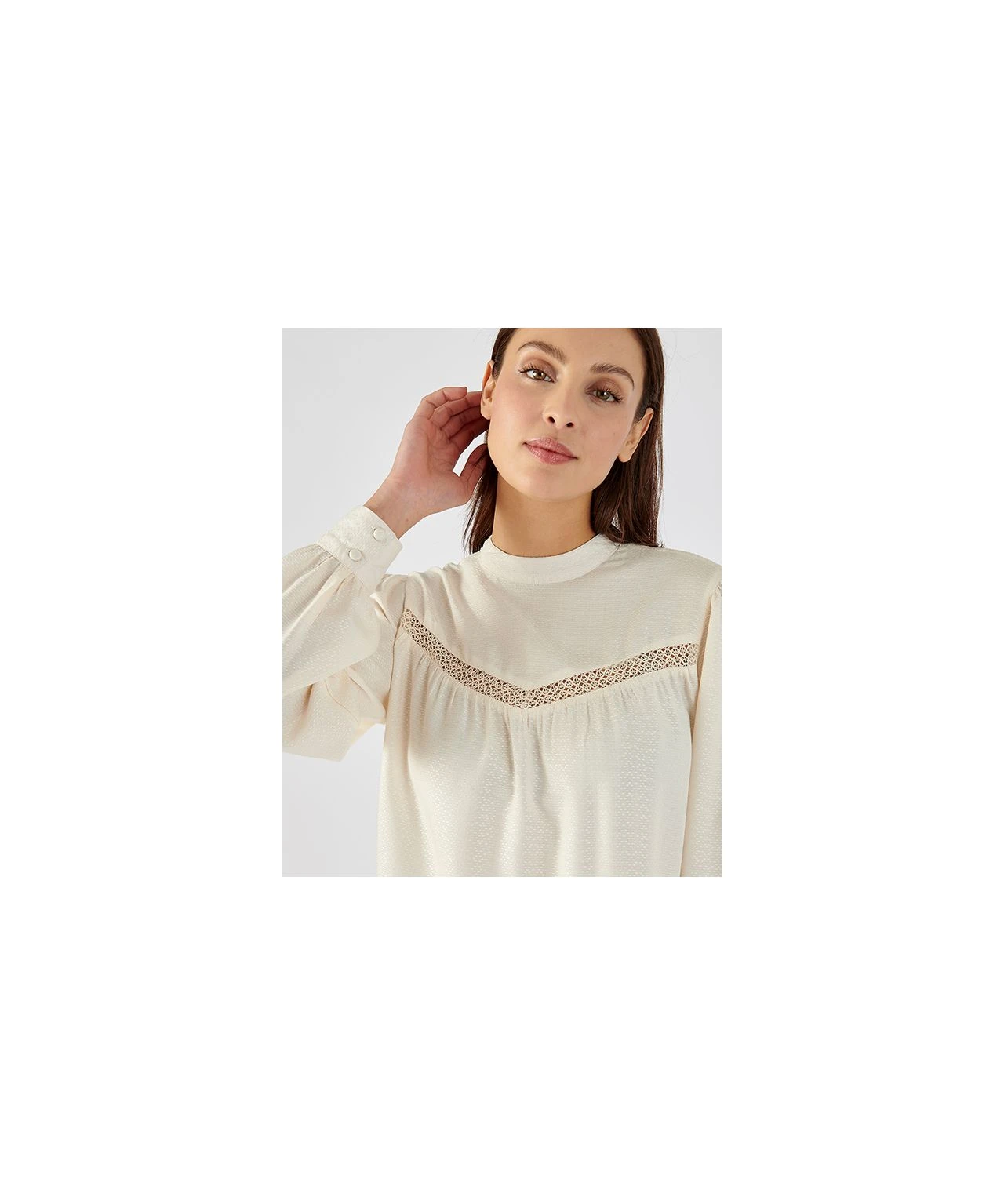Ivory Blouse For Women 6 Ivory Blouse For Women - Image 4