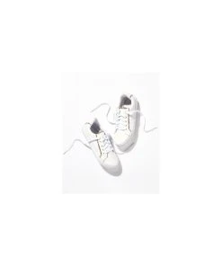 White Lace Up Trainers