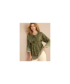 Printed Blouse 14 Printed Blouse -Damart shop 73562 24853 F 1 HD 3