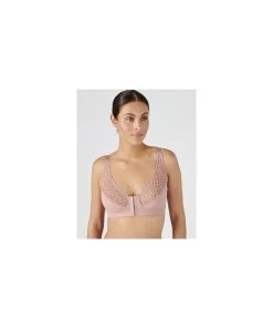 Non-wired Open-front Bra