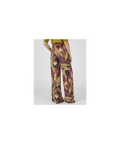 Printed Wide-leg Trousers -Damart shop 75157 25086 d 2 hd 1 2