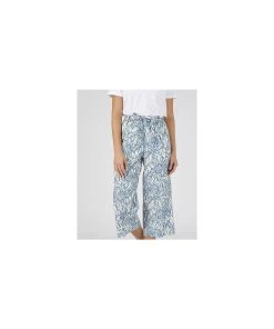 Print Linen Rich Trousers -Damart shop 75175 25452 D 1 HD 3