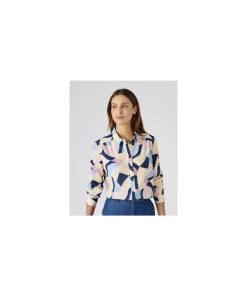 Graphic Print Blouse -Damart shop 75191 24970 D 1 HD 3