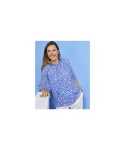 Printed Blouse -Damart shop 75192 25283 F 1 HD 3