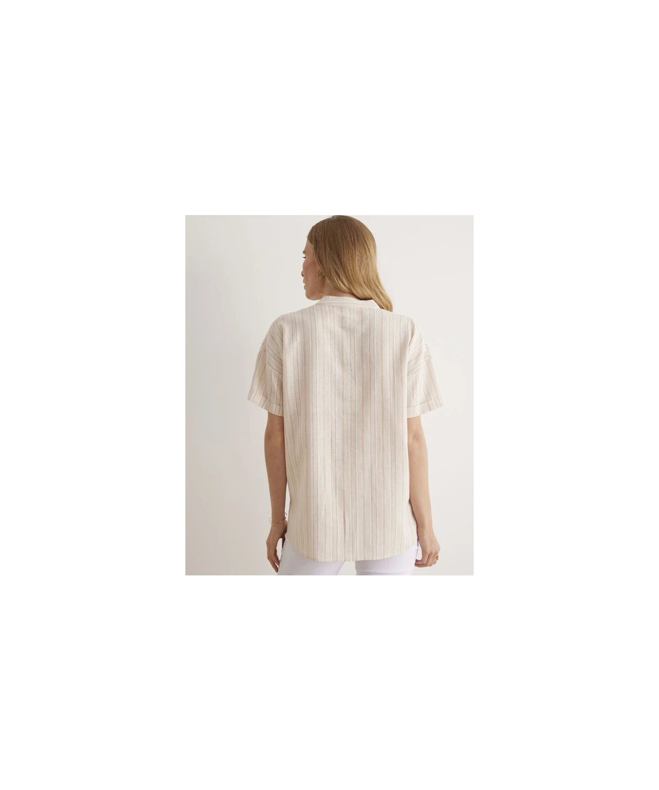 Linen Rich Blouse 5 Linen Rich Blouse - Image 3