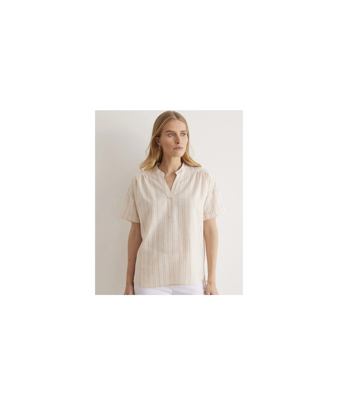 Linen Rich Blouse 4 Linen Rich Blouse - Image 2