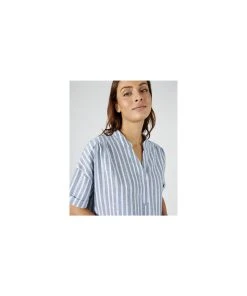 Linen Rich Blouse 26 Linen Rich Blouse -Damart shop 75195 25430 D 3 HD 3