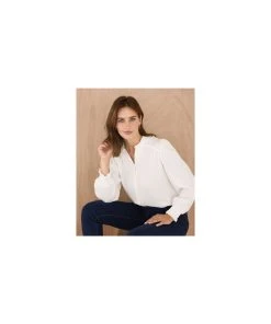 Off White Blouse -Damart shop 75199 21036 f 1 hd 1 3