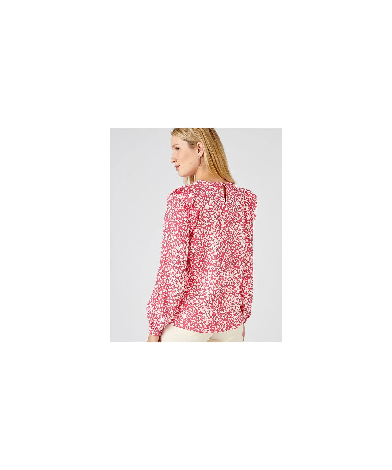 Strawberry Print Blouse 5 Strawberry Print Blouse - Image 3