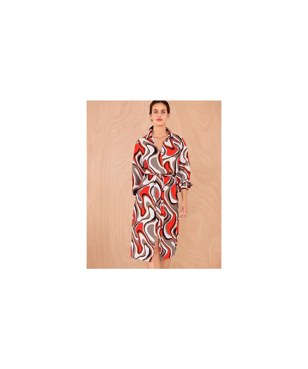 Printed Shirt Dress 3 Printed Shirt Dress