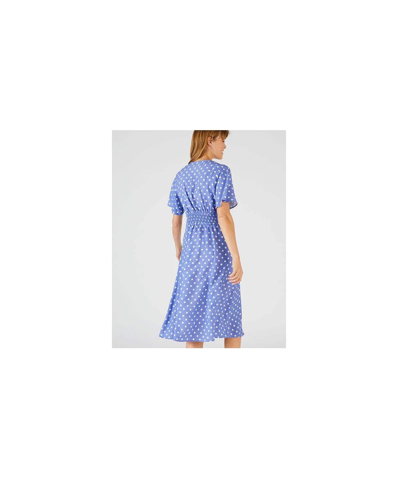 Blue Polka Dot Dress 4 Blue Polka Dot Dress - Image 2