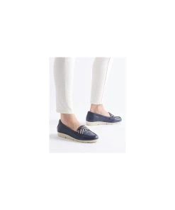 Woven Trim Amortyl Moccasin