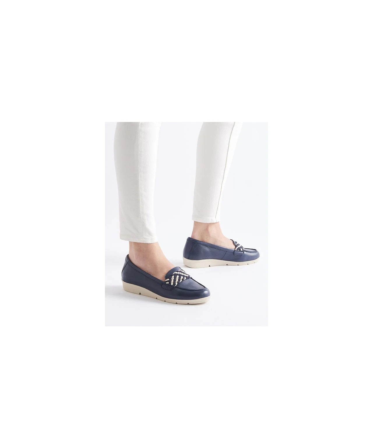 Woven Trim Amortyl Moccasin 3 Woven Trim Amortyl Moccasin