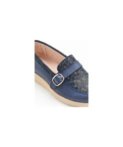 Leather Buckle Detail Moccasin 16 Leather Buckle Detail Moccasin -Damart shop 75235 20573 D 3 HD 3