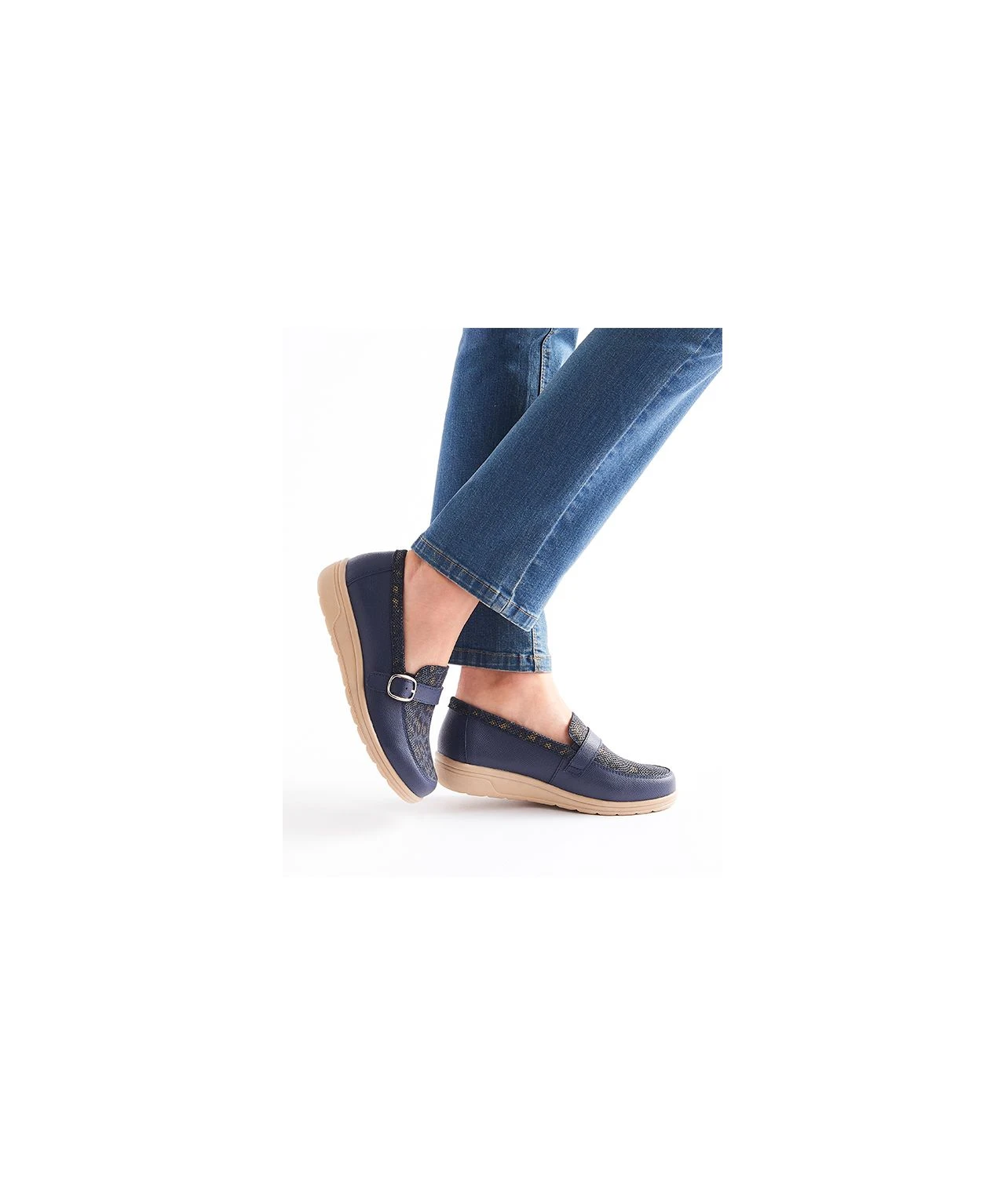 Leather Buckle Detail Moccasin 3 Leather Buckle Detail Moccasin