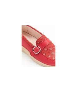 Leather Buckle Detail Moccasin 20 Leather Buckle Detail Moccasin -Damart shop 75235 23881 D 3 HD 3