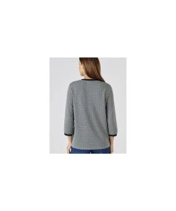Jacquard Top -Damart shop 75323 25054 D 2 HD 3