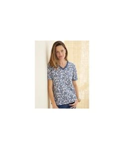 Recycled Printed Top -Damart shop 75327 25227 F 1 HD 3