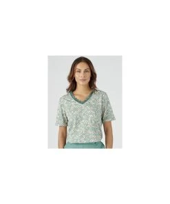 Recycled Printed Top -Damart shop 75327 25228 D 1 HD 3