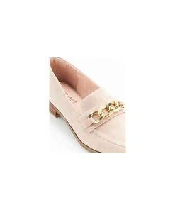 Chain Detail Leather Moccasin -Damart shop 75416 21843 D 3 HD 3