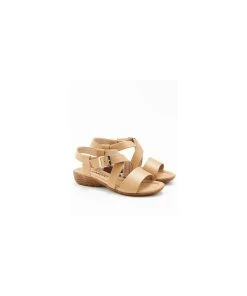 Buckle Strap Leather Sandal -Damart shop 75436 22071 D 1 HD 3