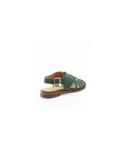 Lattice Front Leather Sandal -Damart shop 75438 20634 D 1 HD 3