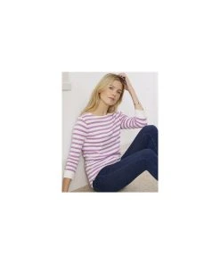 Stripe T-shirt -Damart shop 75583 25050 D 1 HD 3