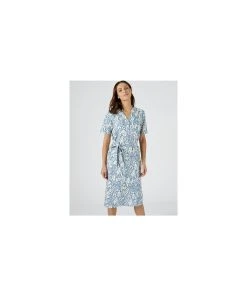 Linen Blend Dress -Damart shop 75658 25452 F 1 HD 3